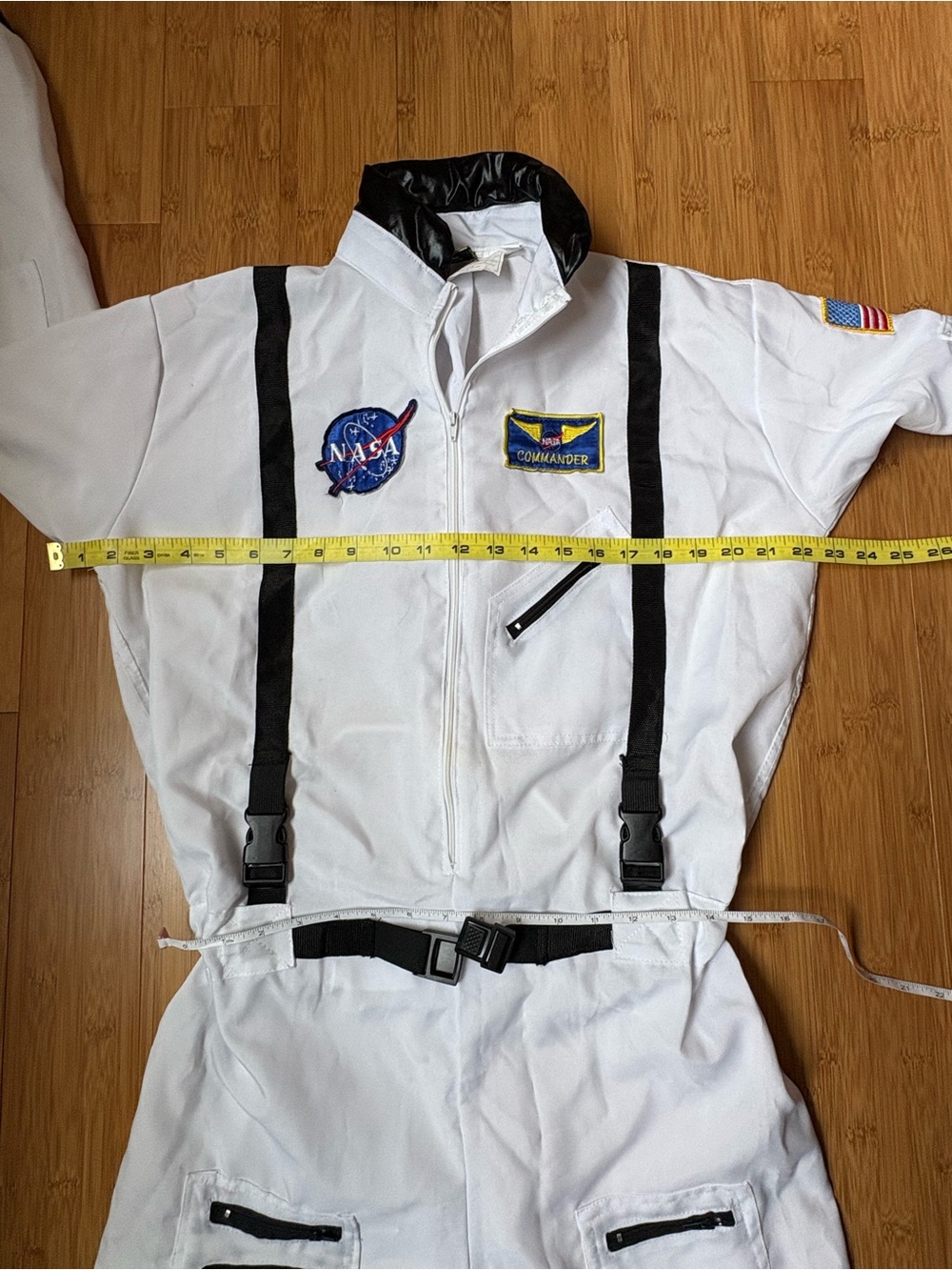 White NASA Commander Costume
